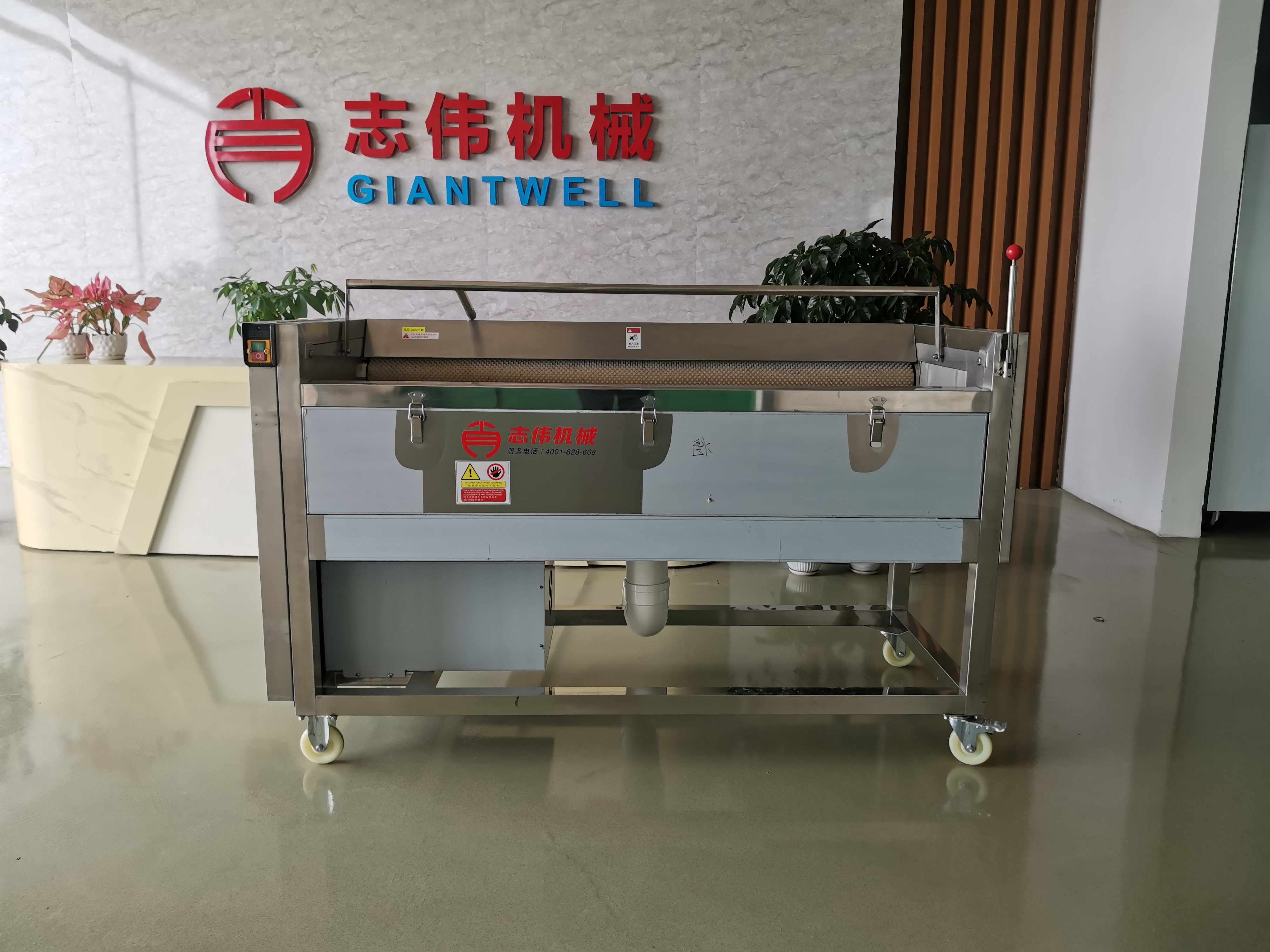 ZW-918清洗去皮機，土豆去皮機